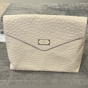 Kate Spade Embossed Ostrich Leather Purse